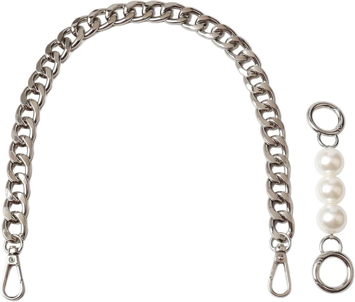 BEAULEGAN Chunky Purse Chain Handles - Short Strap Replacement for Handbag Set of 2, 17.7 & 5 Inc... | Amazon (US)