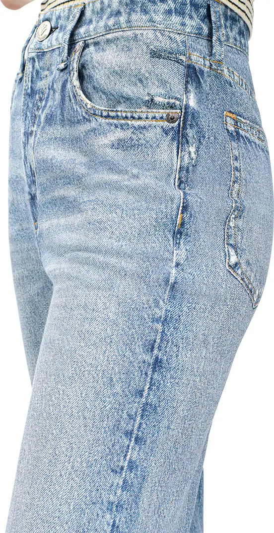 Miramar Shea Wide Leg Cotton Terry Sweatpant Jeans | Nordstrom