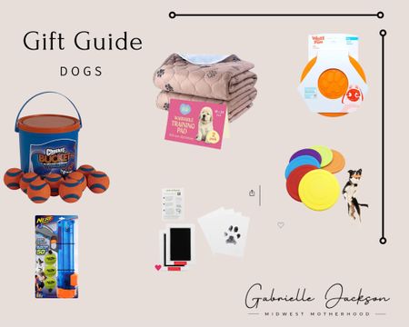 Gift guide for your dogs: Dog toys, puppy must haves, reusable puppy pads, paw print craft, balls, and nerf gun for fetch. 

#LTKHoliday #LTKGiftGuide #LTKsalealert