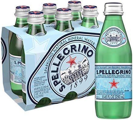 S.Pellegrino Sparkling Natural Mineral Water, 8.45 Fl Oz (pack of 6) | Amazon (US)