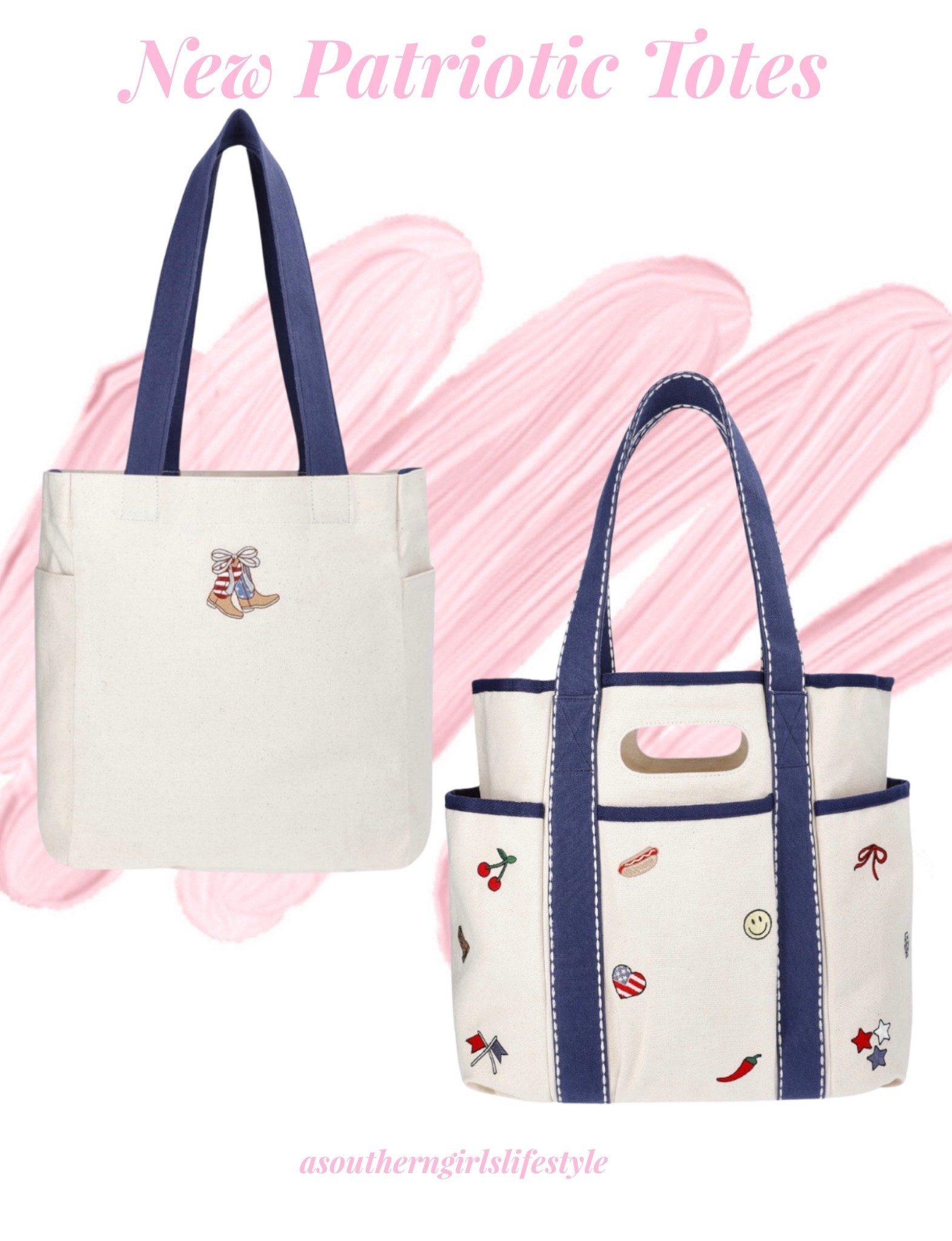 New Adorable Patriotic Totes at Walmart! So cute for Summer farmers market runs, events & running around town!

The Bow Cowboy Boots also has a matching hat! 

Americana. Fourth of July. July 4th. Memorial Day. Flag Day 

#LTKPetite

#LTKActive #LTKgrwm #LTKSeasonal