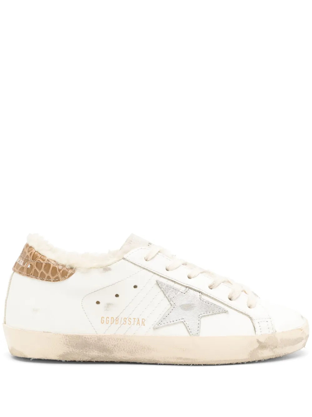 Golden Goose Super-Star Leather Sneakers | White | FARFETCH LV | Farfetch Global