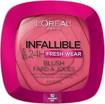 L’Oréal Paris Infallible 24H Freshwear Blush, Long-Lasting, Waterproof & Soft Matte Finish, Co... | Amazon (CA)