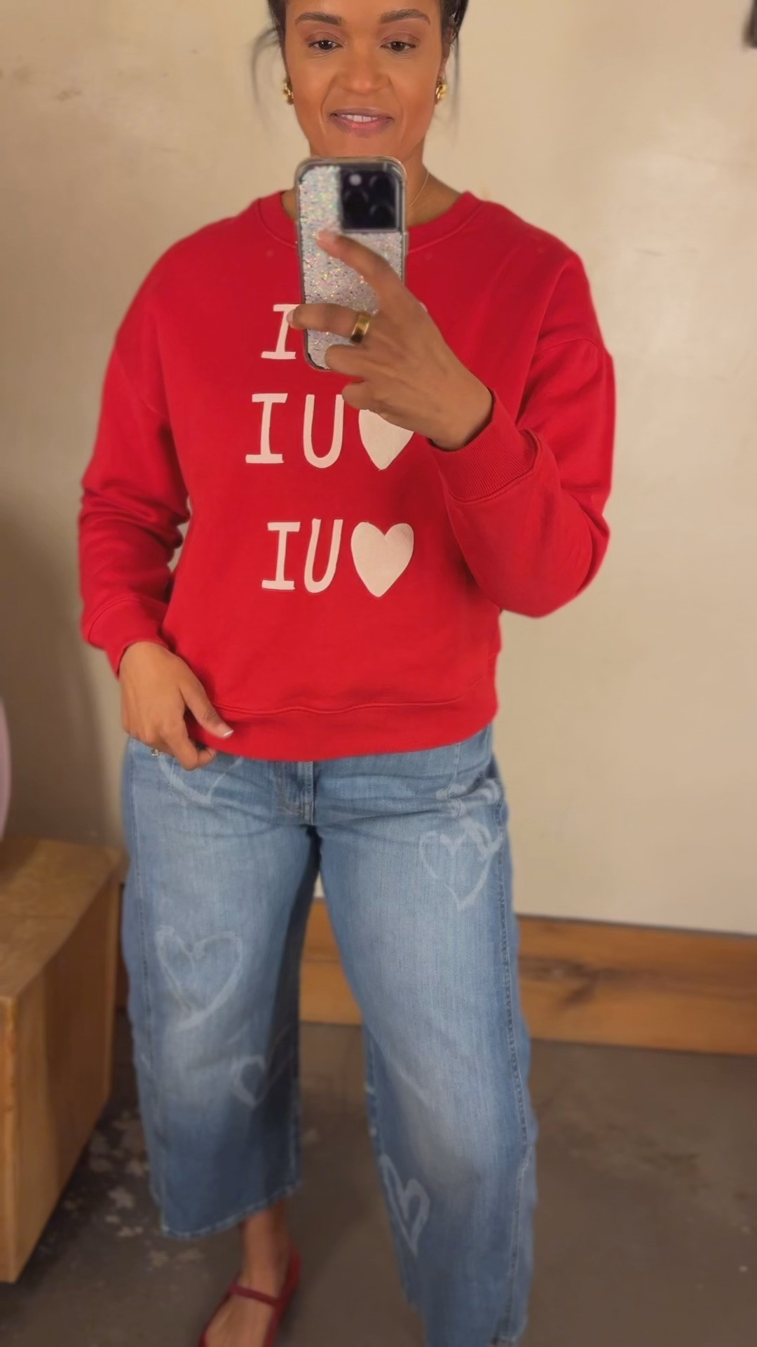 I am loving this sweater! It's perfect for February.

Valentine's Day Outfit, barrel jeans, heart sweater, red sweater 

 #LTKWatchNow #LTKSeasonal #LTKFindsUnder100