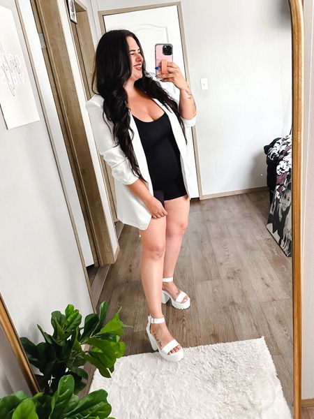 Athletic romper styled for a girls night out or a day at the office 

Amazon, athletic jumper, shein, Pumiey, look for less, affordable fashion, affordable style 

#LTKunder50 #LTKstyletip #LTKFind