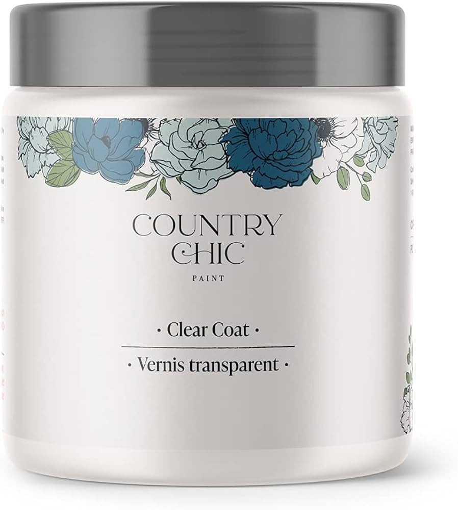 Clear Coat - Eco-Friendly Clear Satin Sheen Top Coat for Chalk Style Furniture Paint, Very Durabl... | Amazon (US)