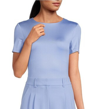 Layla Short Sleeve Crew Neck Coordinating Bodysuit | Dillard's