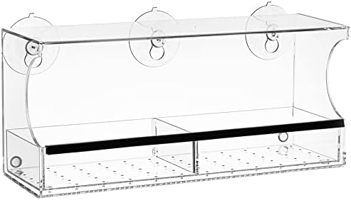 Clear Window Bird Feeders with Strong Suction Cups - Strong Suction Cup Bird Feeder - Window Clea... | Amazon (US)
