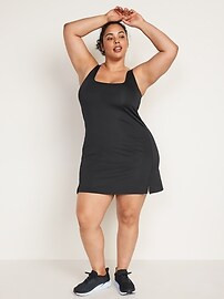 PowerSoft Sleeveless Shelf-Bra Support Dress for Women | Old Navy (US)