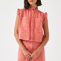 Seventy + Mochi Dear Pablo Denim Waistcoat - S | Coggles (Global)