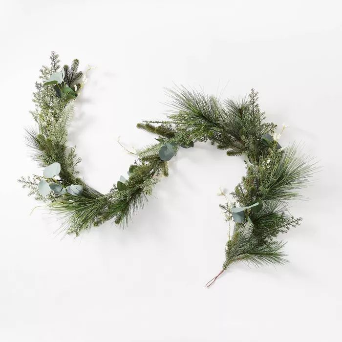 6' Long Needle Eucalyptus and White Berry Garland - Threshold™ designed with Studio McGee | Target