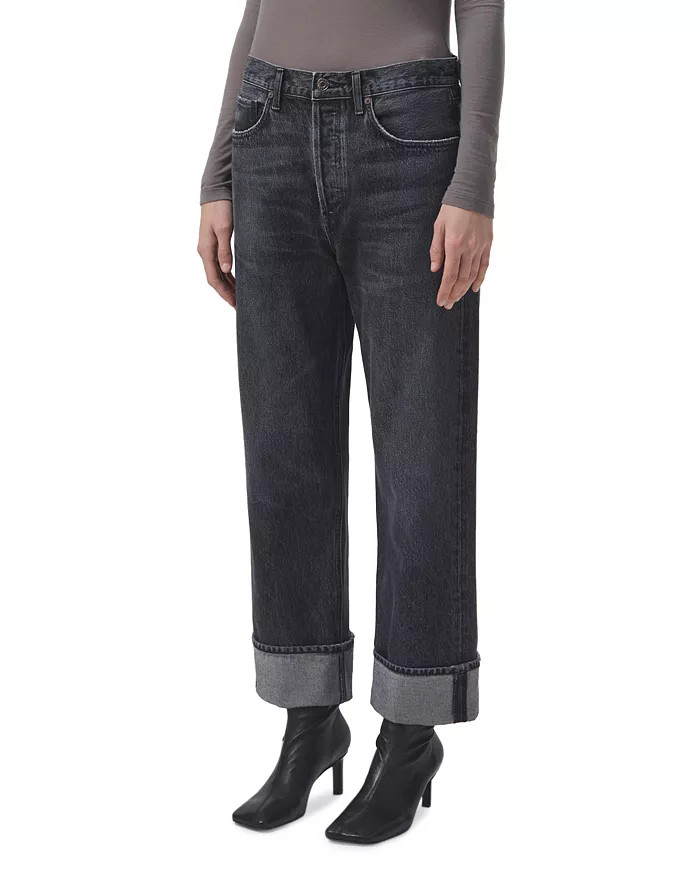 AGOLDE Fran High Rise Wide Leg Low Slung Jeans in Ditch Women - Bloomingdale's | Bloomingdale's (US)