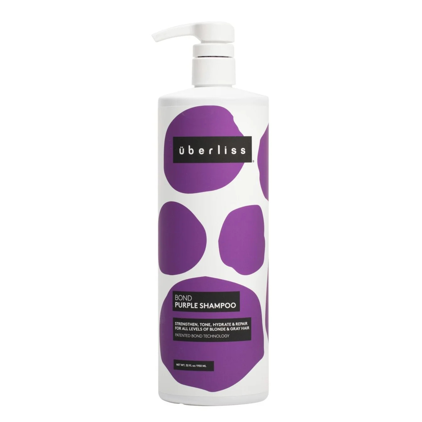 Bond Purple Shampoo - 32 oz - with Green Tea & Apple | Uberliss