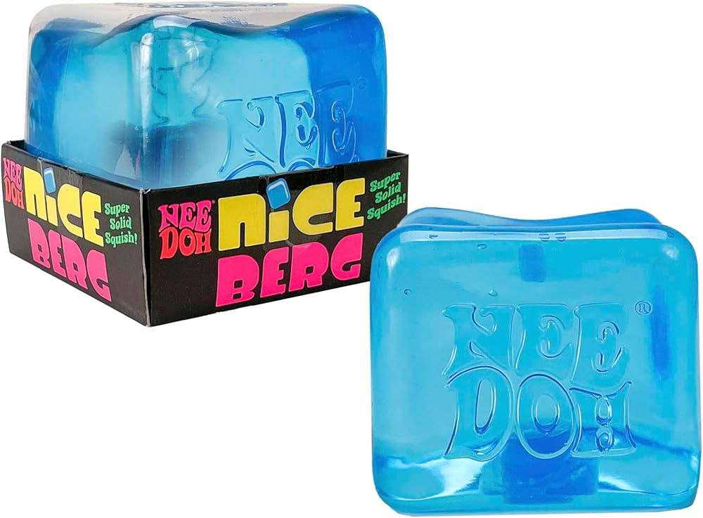 Schylling NeeDoh Nice Berg - Giant NeeDoh Nice Cube - Sensory Squeeze Toy with a Super Solid Squi... | Amazon (US)