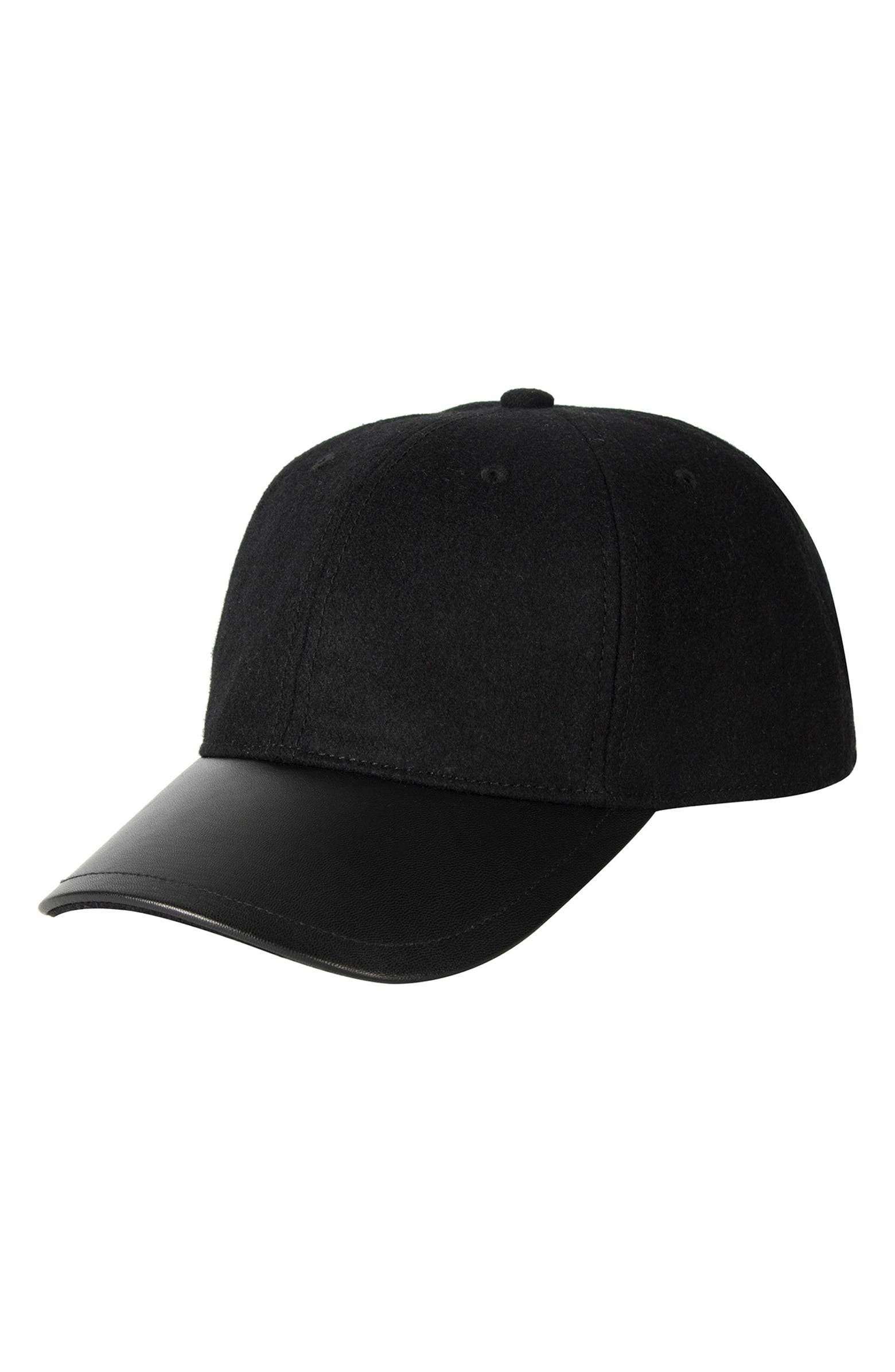 Leather Brim Baseball Cap | Nordstrom | Nordstrom