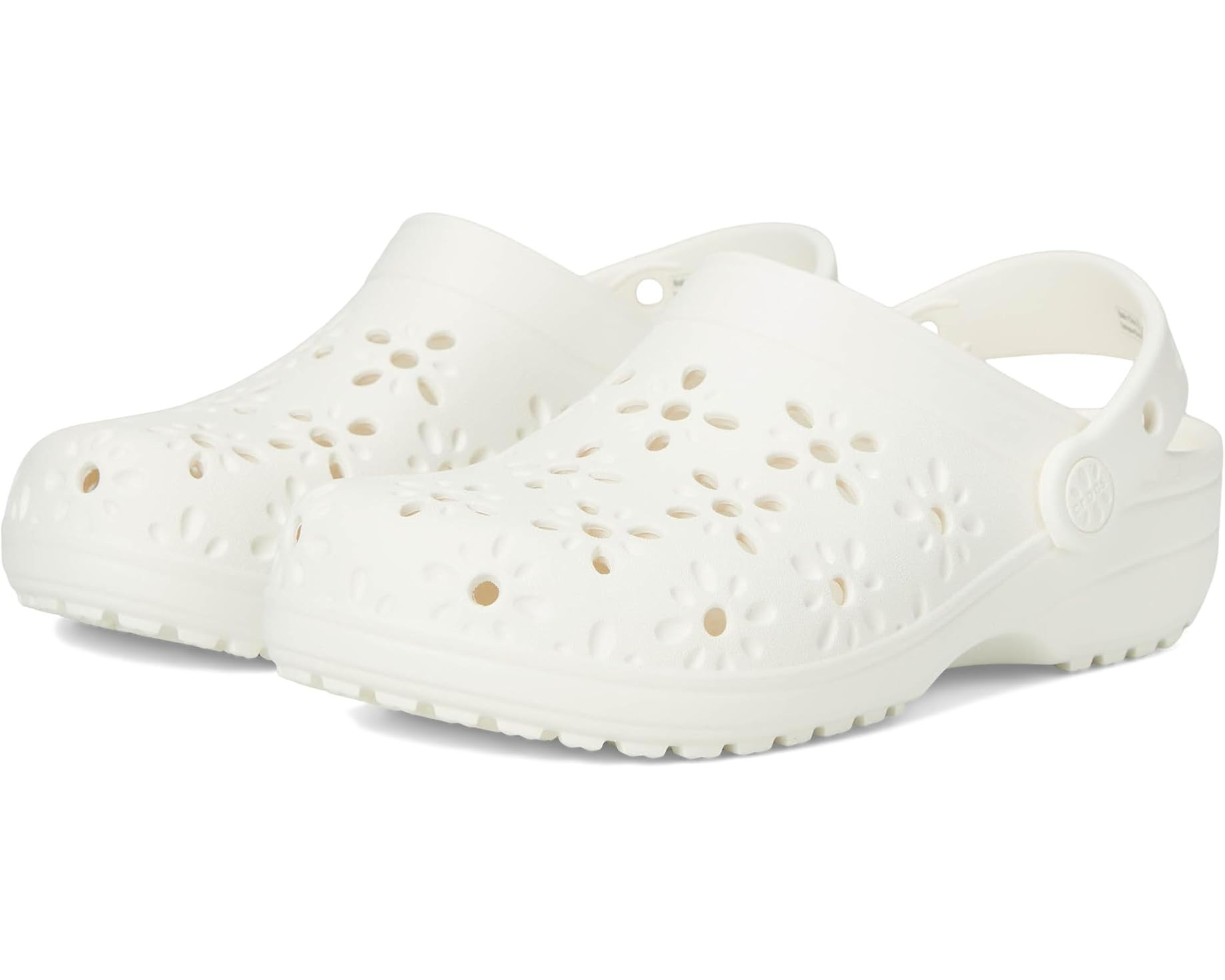 Classic Clogs with Floral Cut Out Design (Little Kid/Big Kid) | Zappos
