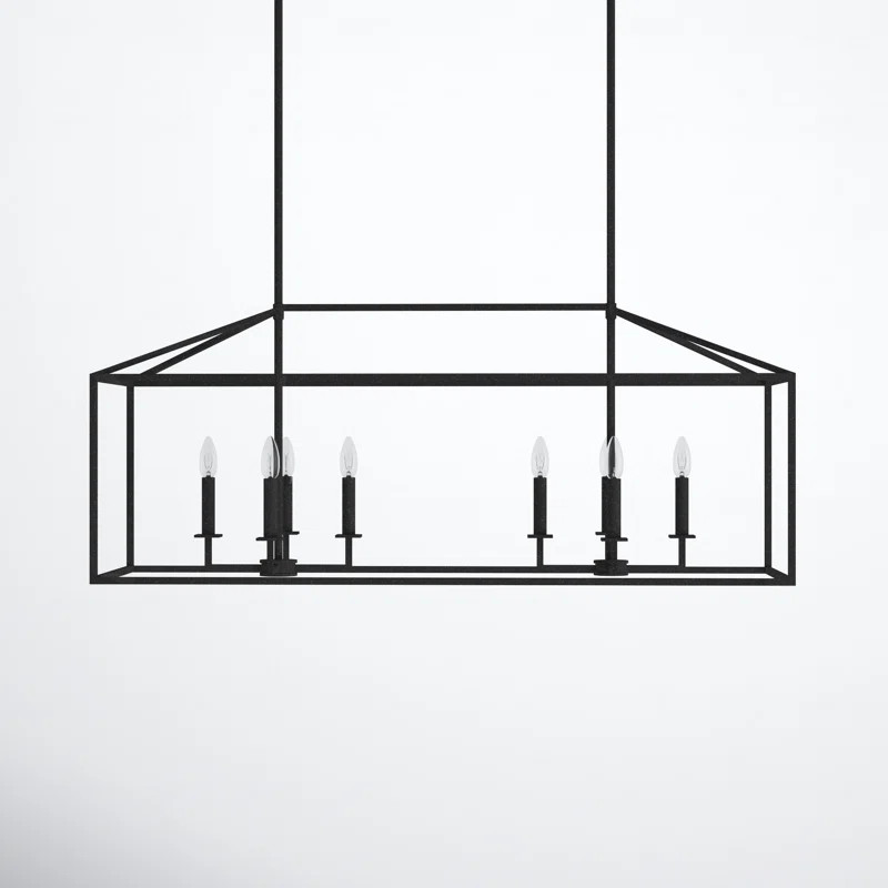 Ellis 8 Light Metal Dimmable Kitchen Island Chandelier | Wayfair North America
