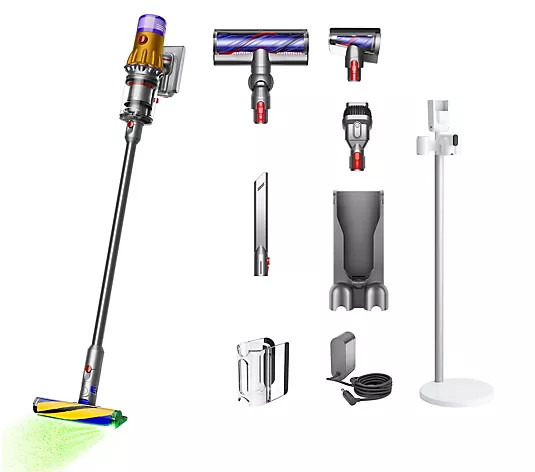 Dyson V12 Detect Slim Cordless Vacuum with Floor Dok - QVC.com | QVC