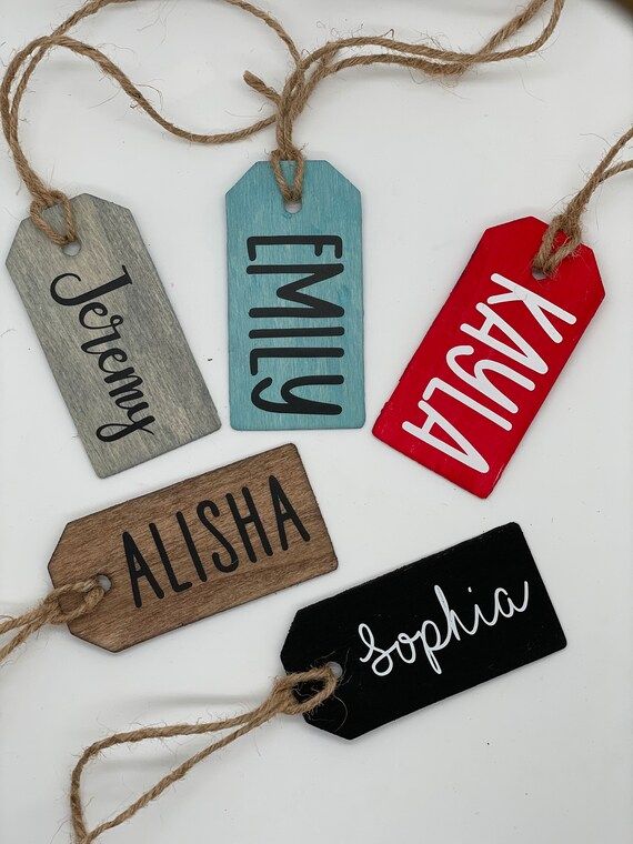 Wooden Name Tags - Etsy | Etsy (US)