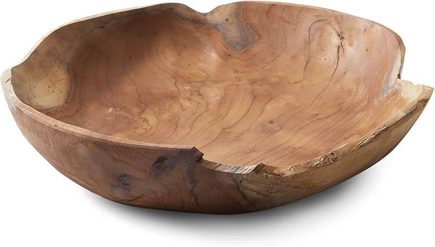 Serene Spaces Living Large Exotic Bali Bowl, Handmade Wooden Decorative Bowl for Décor, Parties,... | Amazon (US)