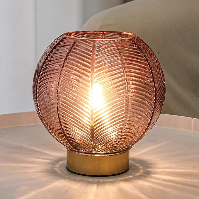 Battery Powered Lamp, Cordless Table Lamps Battery Operated Lamp for Bedside Nightstand, Small La... | Amazon (US)