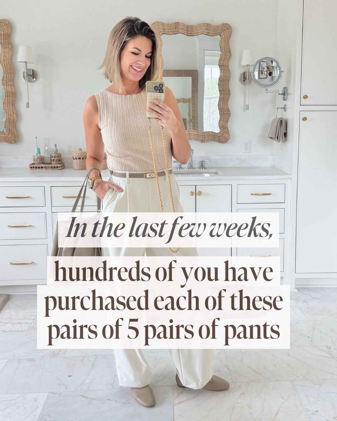 The 5 pants I’ve been wearing on repeat that you AND I love

Lounge trousers
Wide leg linen pants
Black work pantss
Sweatpant jeans
$50 wide leg jeans

#LTKOver40 #LTKTall #LTKWorkwear