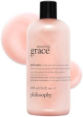 philosophy amazing grace hydrating bath & shower gels - efficiently cleanses, soothes & comforts ... | Amazon (US)