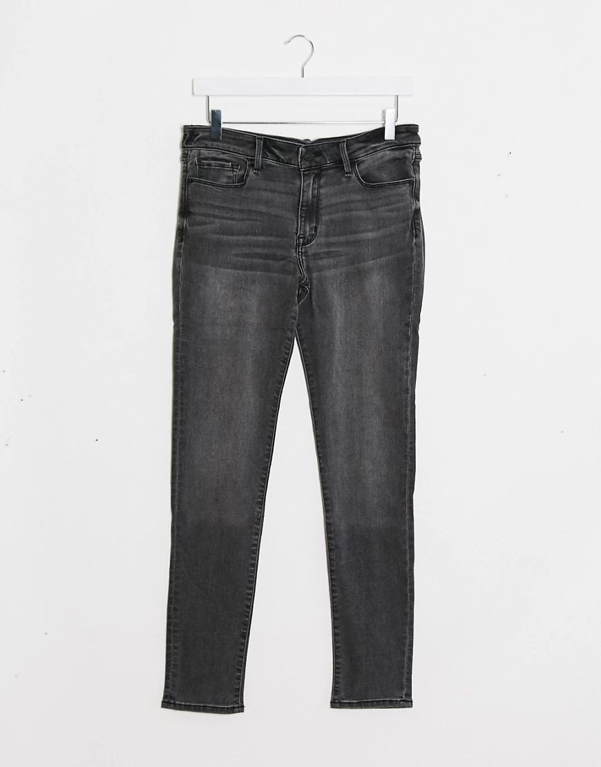 Abercrombie & Fitch skinny jeans in mid grey-Black | ASOS (Global)