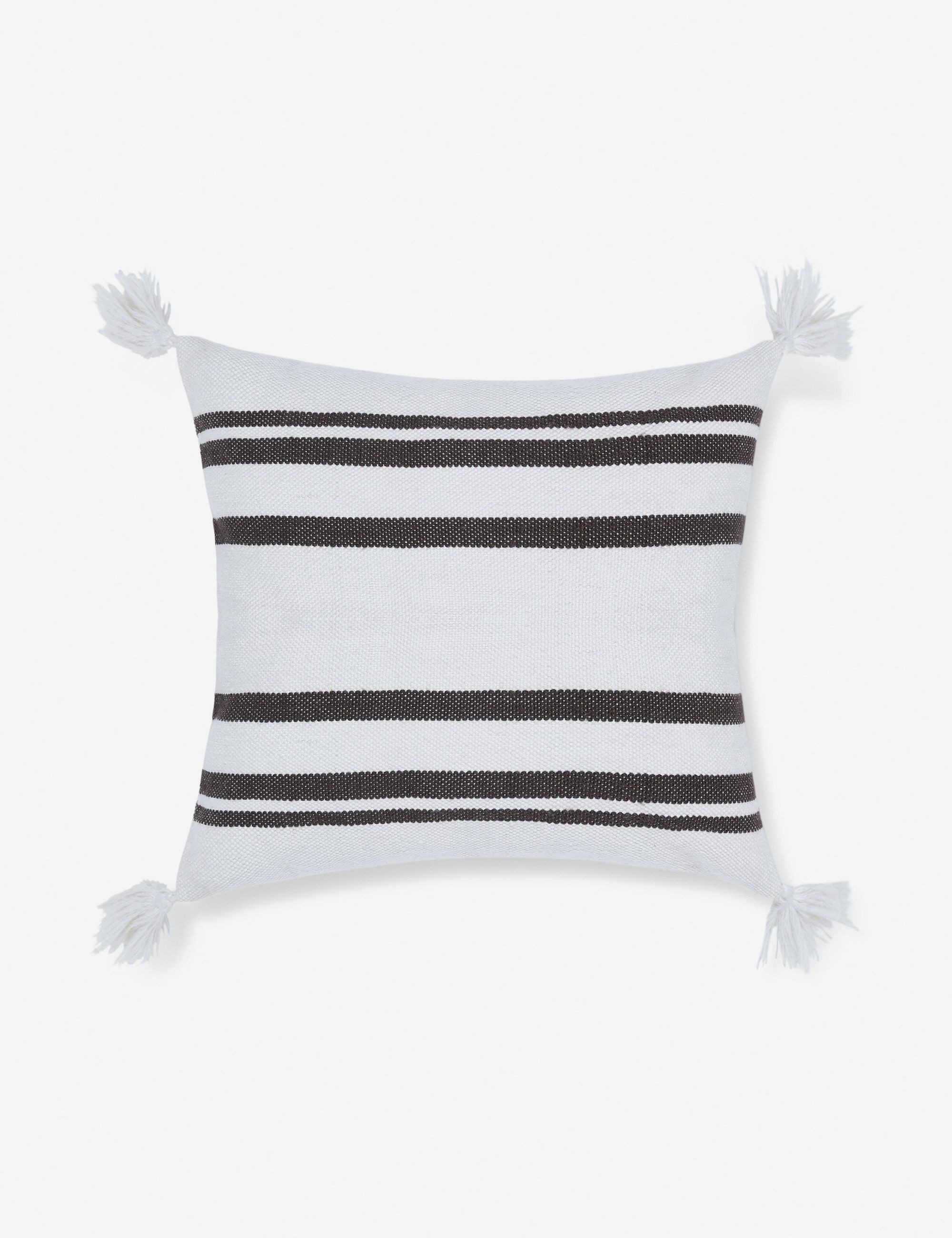 Fez Indoor / Outdoor Pillow, Black | Lulu and Georgia 