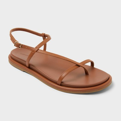 Women’s Ivy Footbed Sandals - Universal Thread™ Cognac 7 | Target