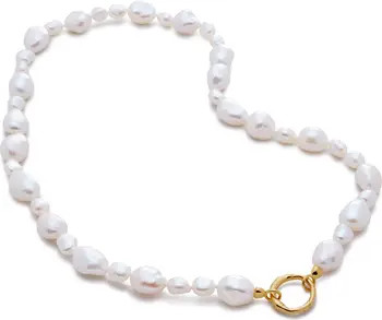 Monica Vinader Nura Reef Irregular Freshwater Pearl Necklace | Nordstrom | Nordstrom
