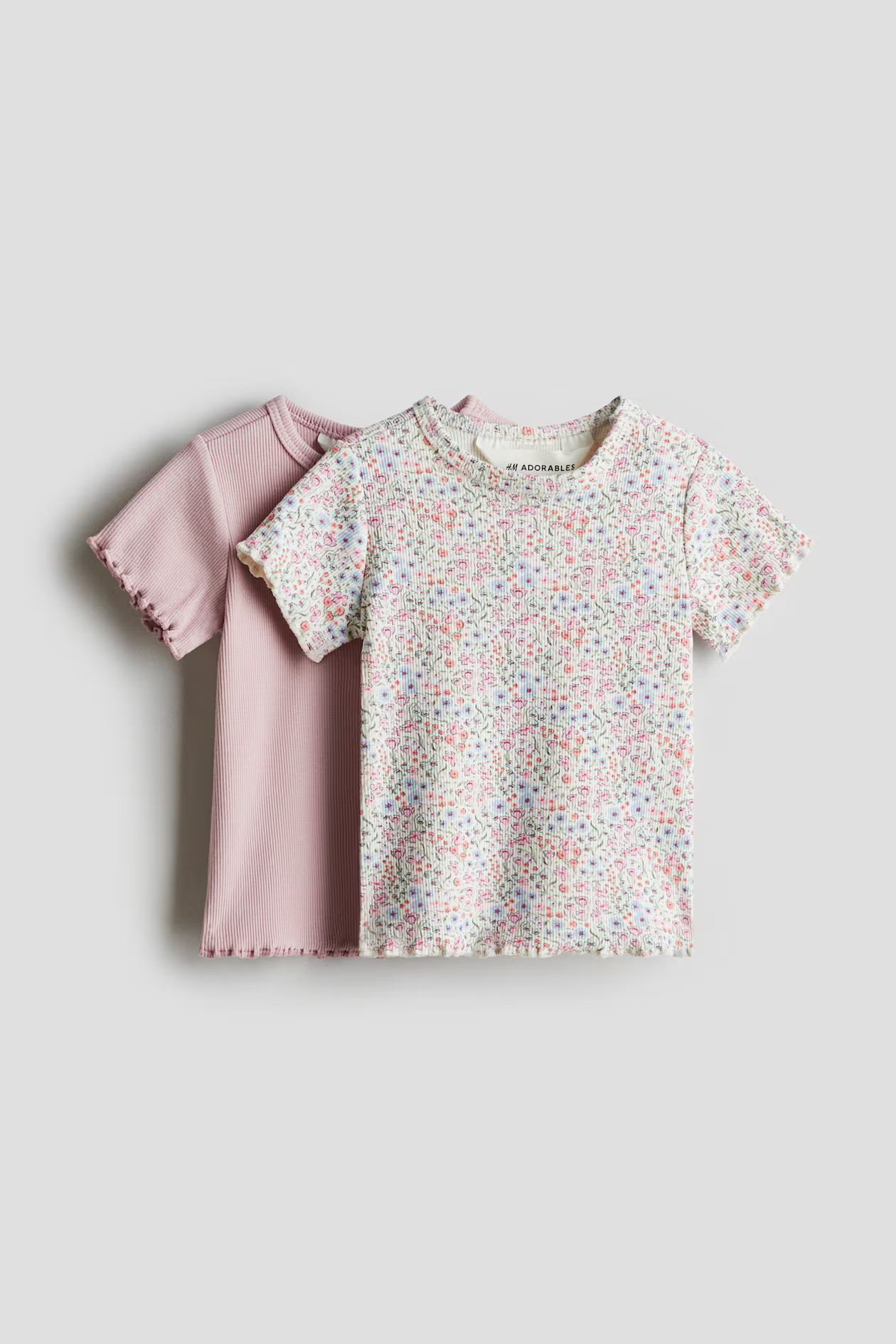 2-pack Ribbed Cotton Tops | H&M (US + CA)