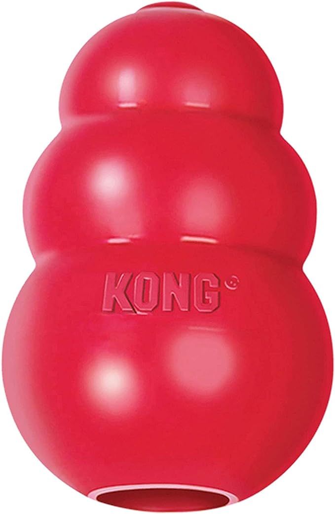 KONG - Classic Dog Toy, Durable Natural Rubber- Fun to Chew, Chase and Fetch - for Small Dogs | Amazon (US)