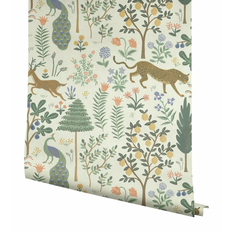 Menagerie 20' L x 27" W Peel and Stick Wallpaper Roll | Wayfair Professional