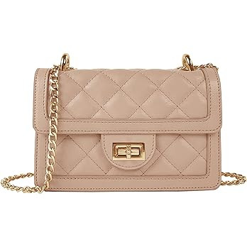 SG SUGU Small Quilted Crossbody Bag, Trendy Designer Mini Shoulder Bag, Phone Wallet Purse for Wo... | Amazon (US)