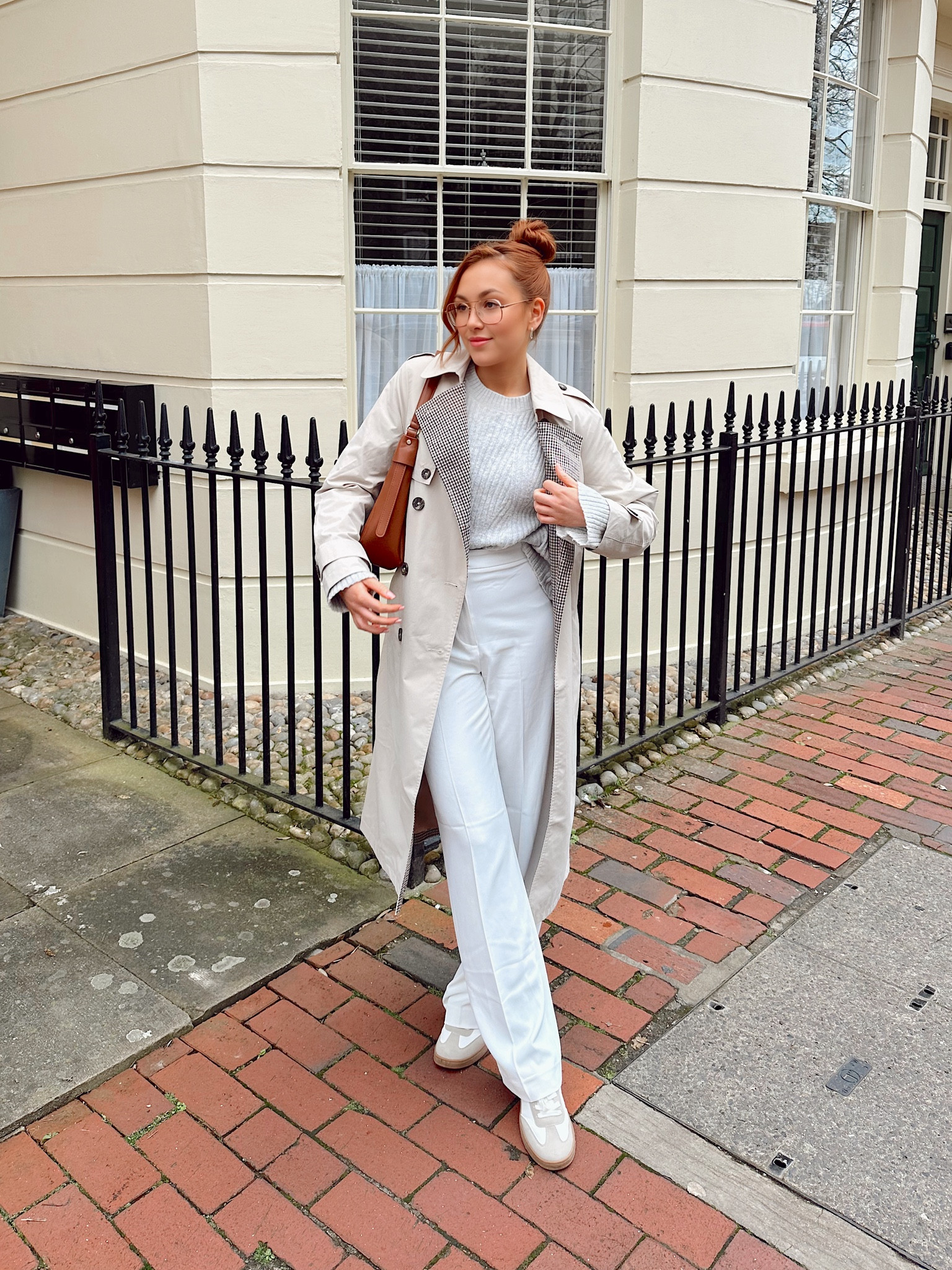 Trench coat season has finally arrived! 

This trench coat is one that I’ve been so excited to dust off for spring. It’s the perfect fit and length and the checkered detailing adds that little bit of extra interest. Paired with white trousers and a grey knit for a clean and minimal spring time outfit🧥

#LTKeurope #LTKstyletip #LTKSeasonal
