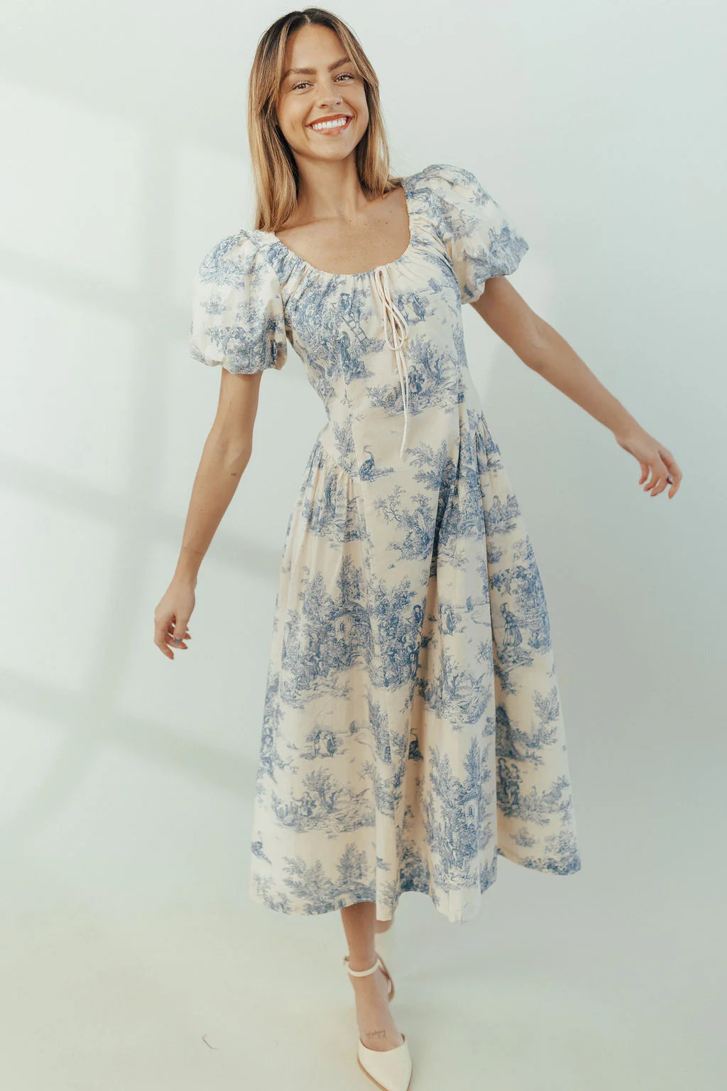 Un Deux Toile Dress Small | Henly