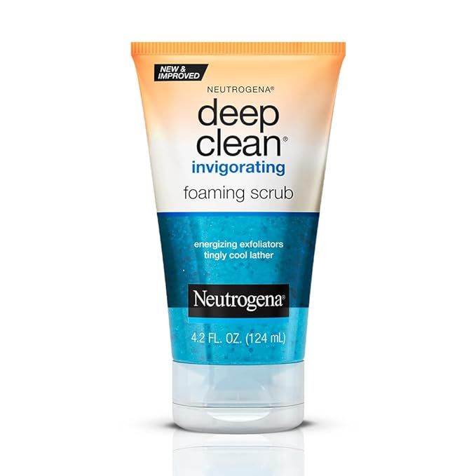 Neutrogena Deep Clean Invigorating Foaming Facial Scrub with Glycerin, Cooling & Exfoliating Gel ... | Amazon (US)