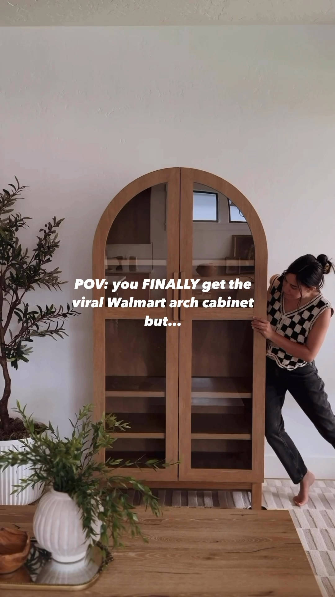 The viral Walmart arch cabinet is finally back in stock in ALL colors and configurations! This like never happens! Which one is your fave?? 

#LTKHome #LTKSaleAlert #LTKVideo