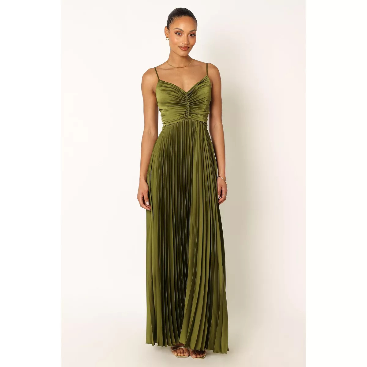 Petal and Pup Womens Naira Pleated Maxi Dress | Target