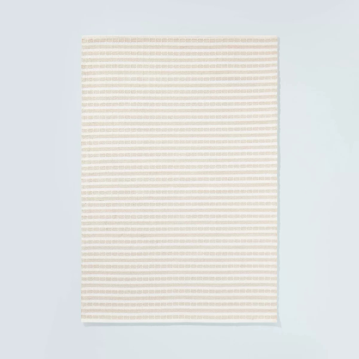 9'x12' Break Stripe Handmade Area Rug Taupe/Cream - Hearth & Hand™ with Magnolia | Target