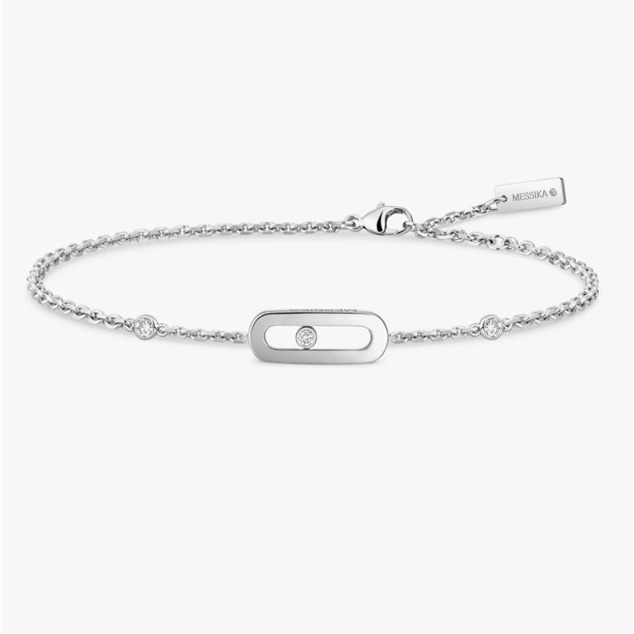 Messika Move Uno 18k White Gold Diamond Bracelet | Jomashop.com & JomaDeals.com