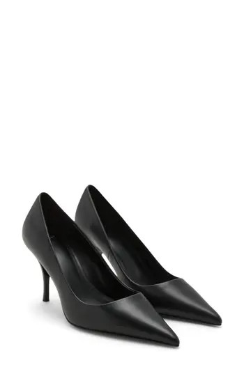MANGO Sota Pointed Toe Pump in Black at Nordstrom Rack, Size 7.5Us / 38Eu | Nordstrom Rack