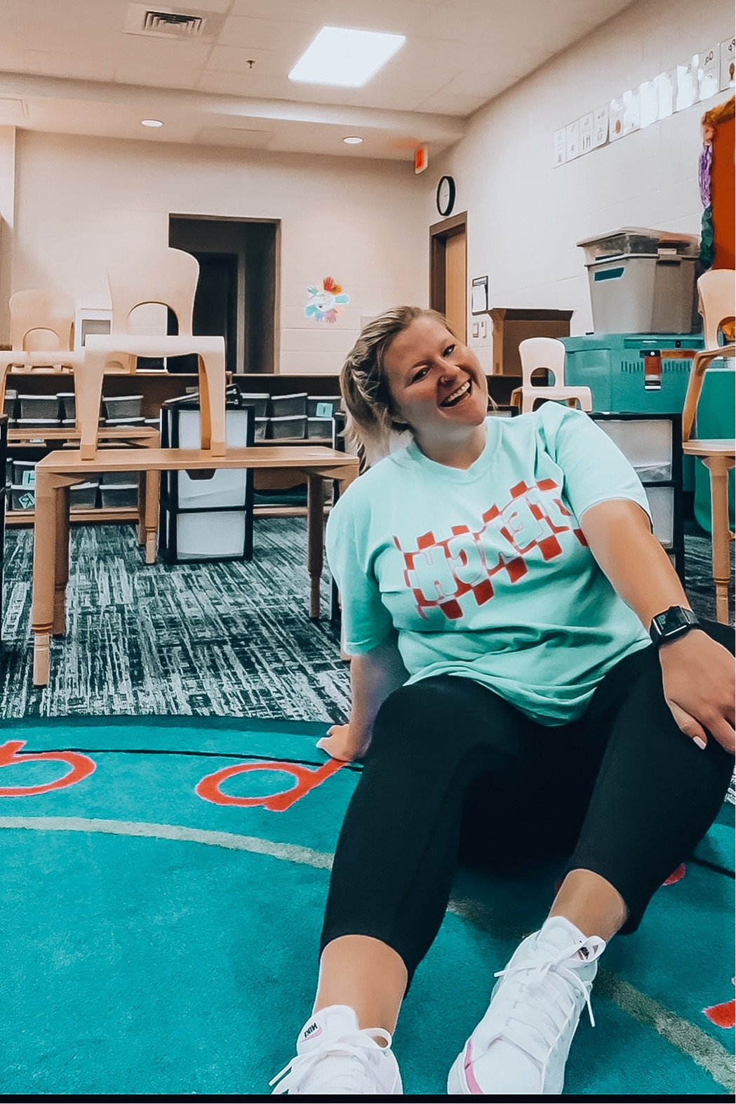 Teacher T’s and Nike Court Legacy’s 🤝 Me 

#LTKworkwear #LTKshoecrush