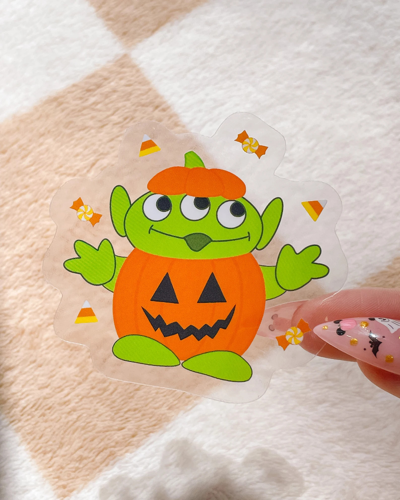 Toy alien Halloween sticker | toy story pumpkin sticker | toy story Halloween sticker | Etsy (Global)