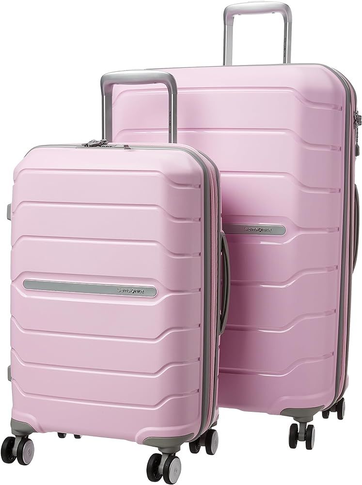 Samsonite Freeform Hardside Expandable Luggage with Spinners | Pink Rose  | 2PC SET (Carry-on/La... | Amazon (US)