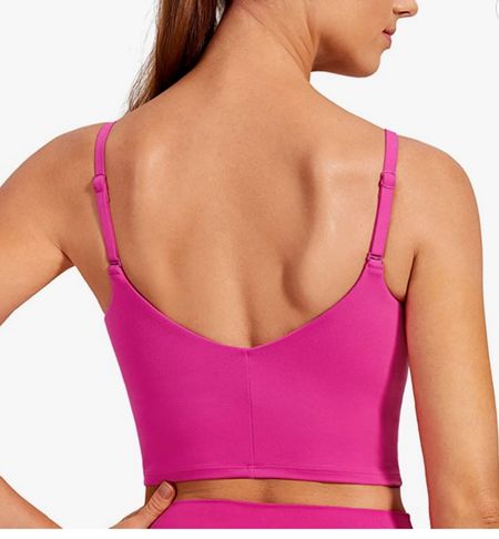 Lululemon workout too dupe by CRZ yoga. IMO, better than Lulu. Cheaper and softer with better quality! 

Pink sports bra. Fitness. Fit. Workout gyms  

#LTKCyberweek #LTKunder50 #LTKHoliday