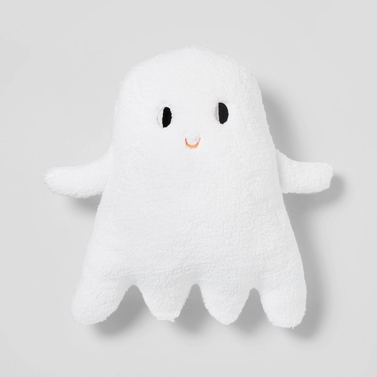 Faux Shearling Ghost Novelty Halloween Throw Pillow White - Hyde & EEK! Boutique™: Indoor Decor... | Target
