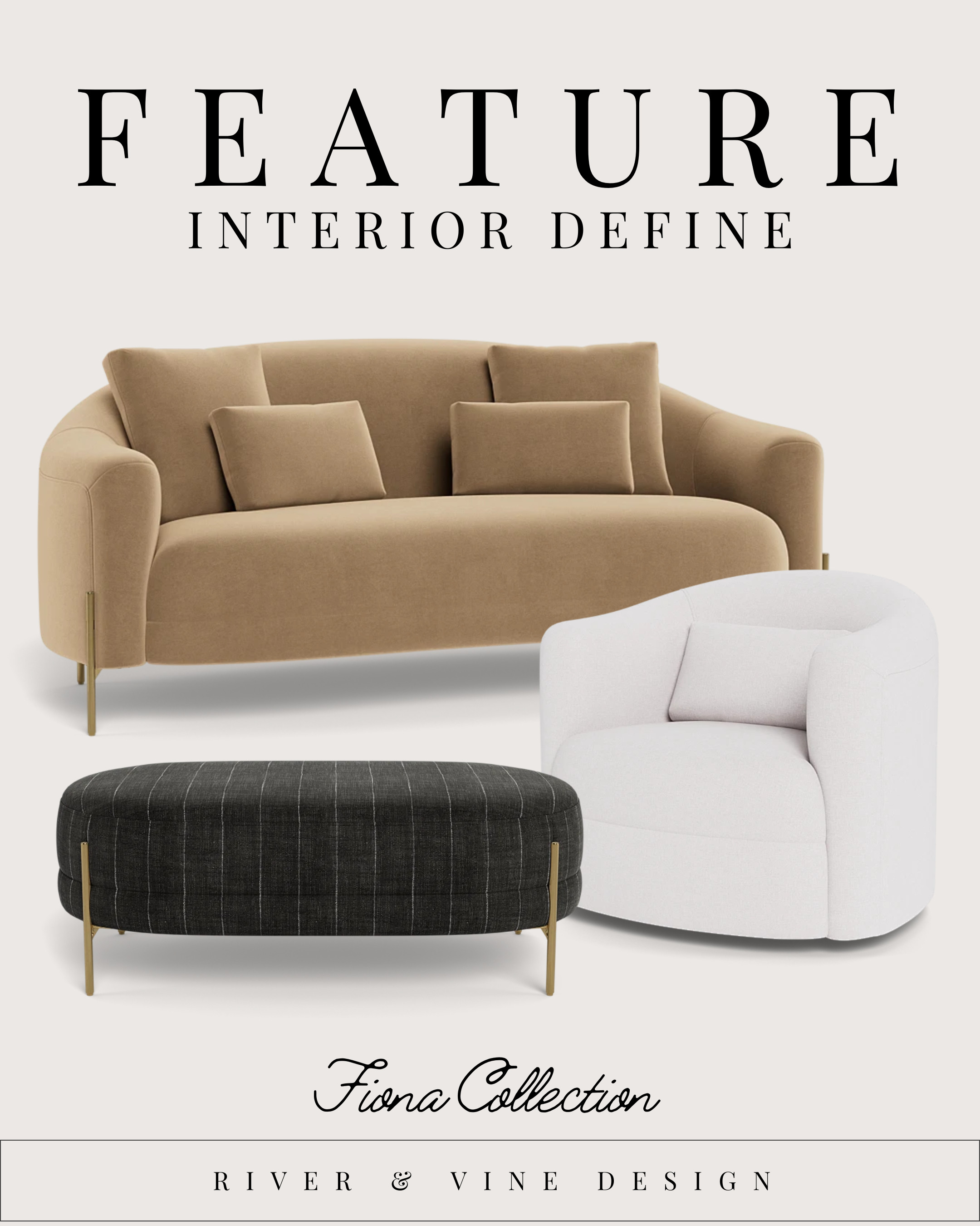Meet the Fiona collection — aka the furniture you buy when you want your room to feel instantly cooler without trying too hard.

Soft curves. Clean lines. That “designer picked this on purpose” look.
These are the pieces that make a space feel styled, not staged — cozy but elevated, relaxed but still polished.

If your room feels fine but not finished, this is usually why.
Design tip: curved furniture breaks up all the straight lines in a room (walls, rugs, windows) and makes everything feel warmer and more inviting.

Tap to shop Fiona from Interior Define — your layout just found its missing piece. 

 #LTKHome