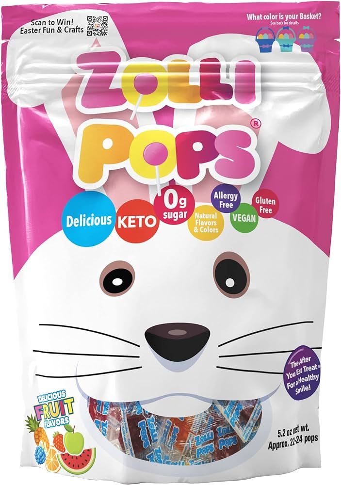Zolli Ball Popz Easter Edition - Bunny Shaped - 5.2oz for a Festive and Delicious Seasonal Treat | Amazon (US)